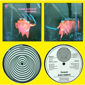 BLACK SABBATH Paranoid (Vertigo 6360 011) Germany 1970 1st pressing SWIRL gatefold LP (Hard Rock, Heavy Metal) 